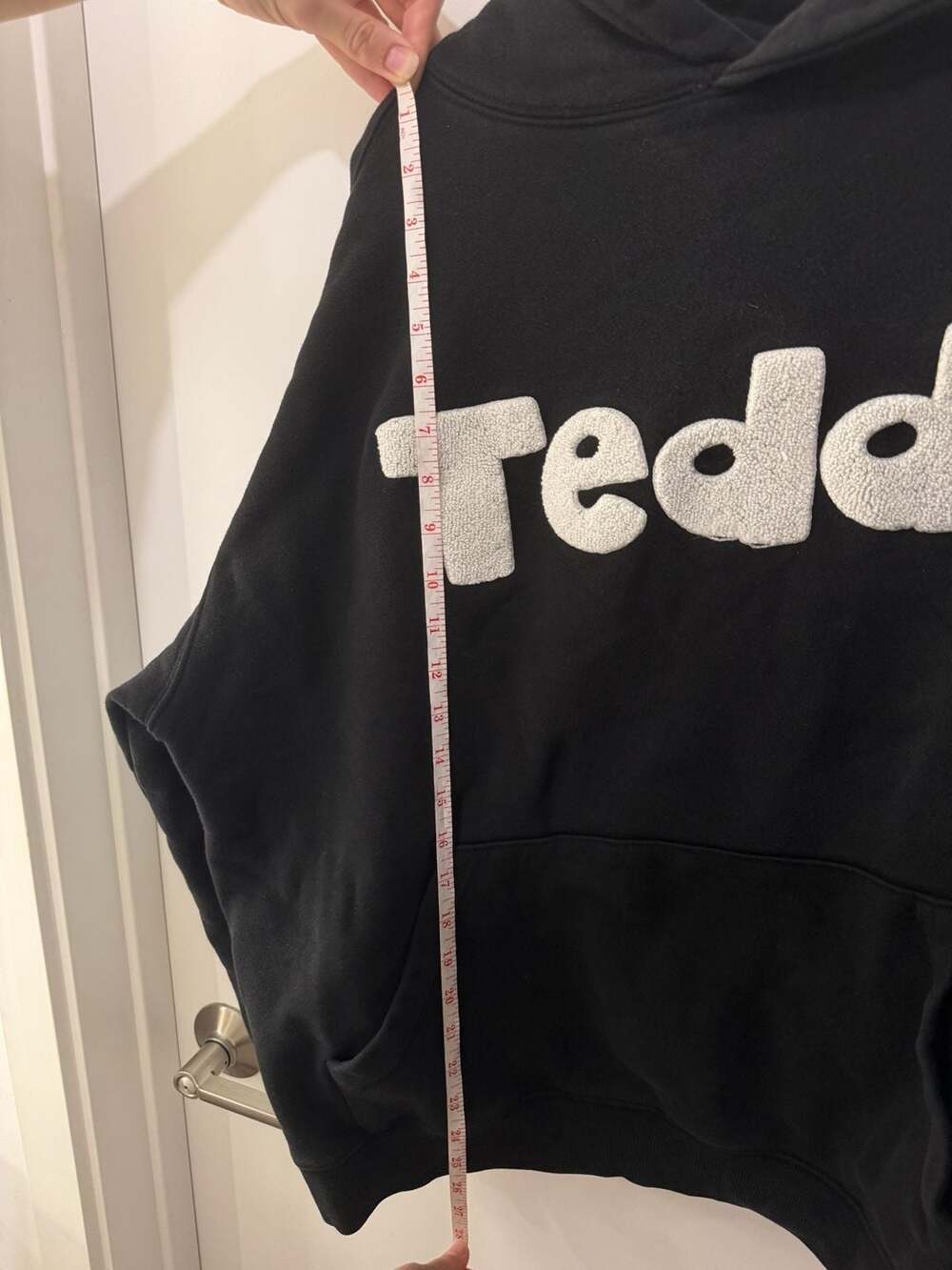Slowacid X Teddy Island Black Teddy Boucl Hoodie Sz L - Gem